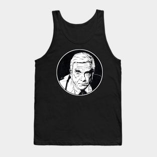 FRANK DREBIN - The Naked Gun (Circle Black and White) Tank Top